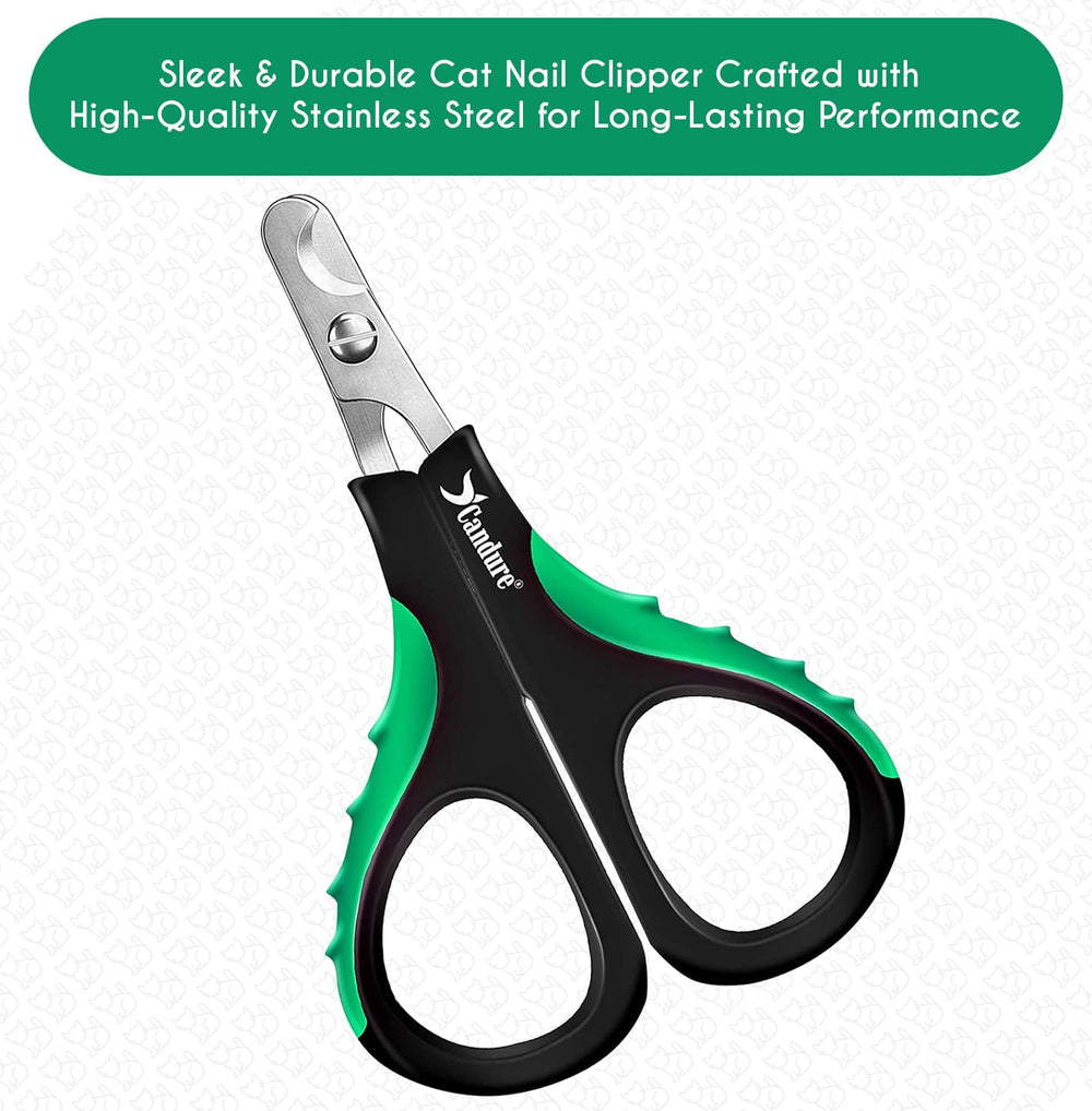 Candure tijeras para uñas de aves con punta segura para cuidado suave.