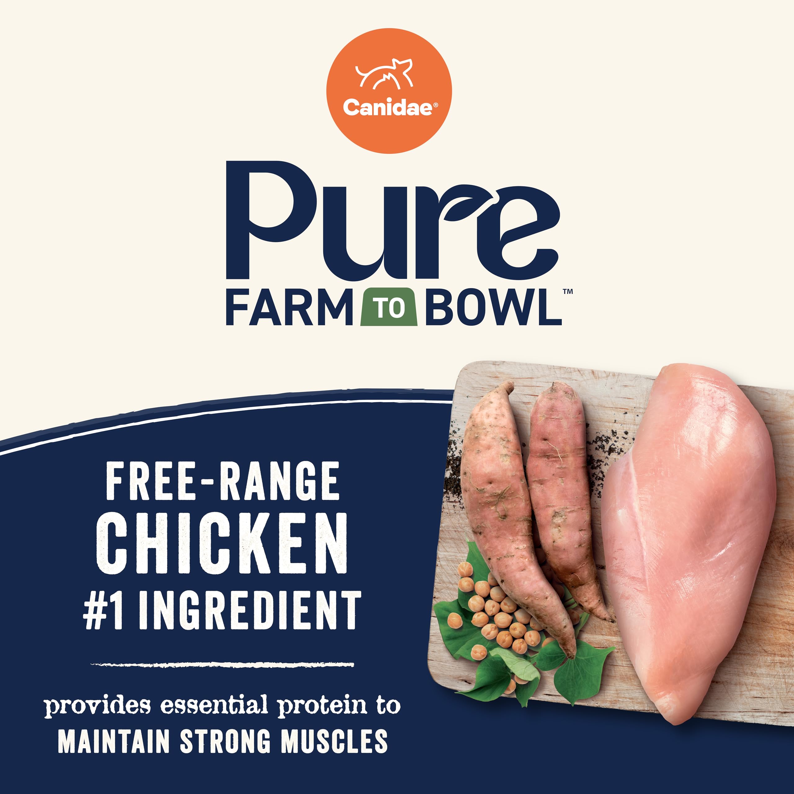 CANIDAE Pure nutricion senior: fórmula específica para adultos caninos.