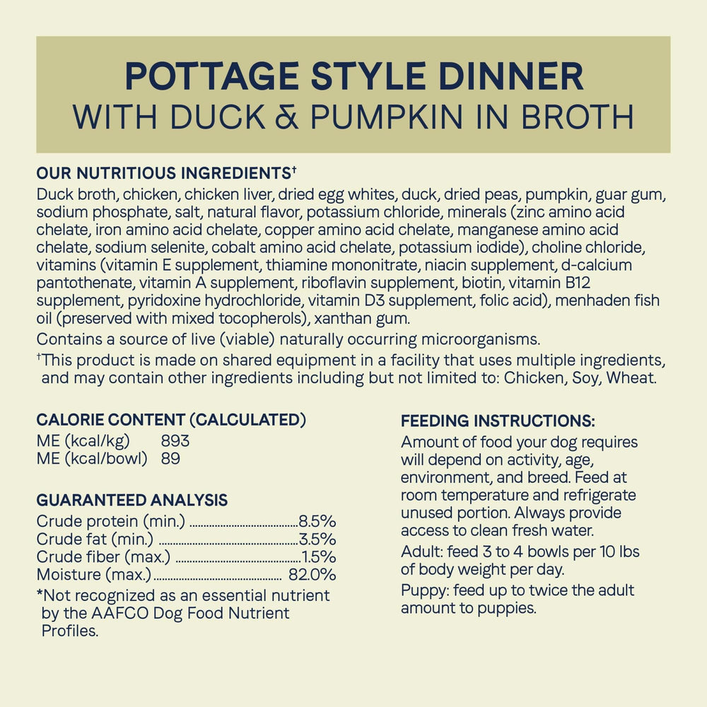 CANIDAE Pure Petite, ingredientes simples y reconocibles con pato y calabaza, sin granos.