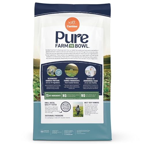 CANIDAE Pure sin granos, fórmula para digestión saludable.