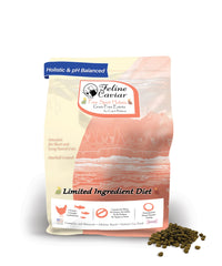 Canine Caviar Feline Caviar Free Spirit croquetas crujientes de pollo y salmón para dientes sanos