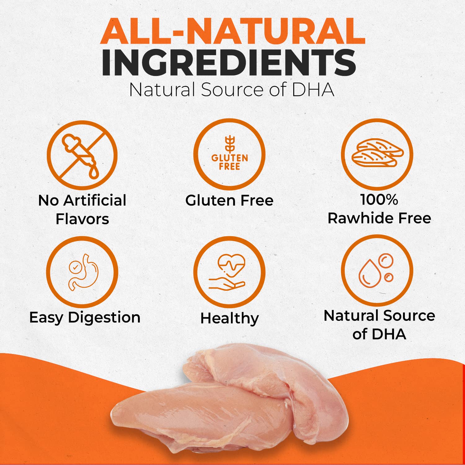 Canine Naturals con digestión fácil, ayuda a una masticación suave en cachorros.