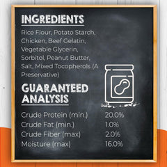 Canine Naturals, ingredientes naturales sin piel cruda