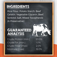 Canine Naturals con ternera real, sin pollo ni aves.