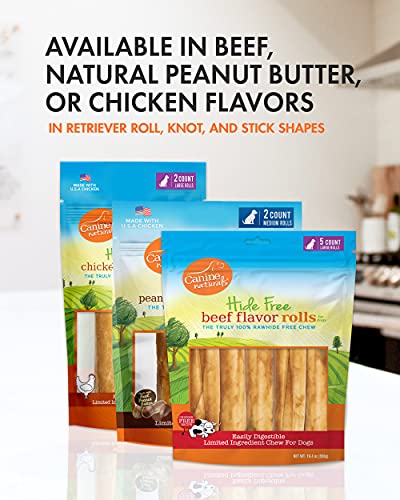 Canine Naturals paquete de 5 rollos de 7 pulgadas.