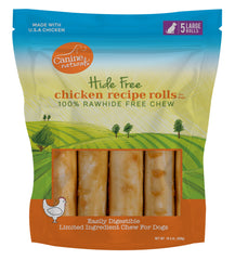 Canine Naturals: rollos de pollo de 7 pulgadas para masticar largo