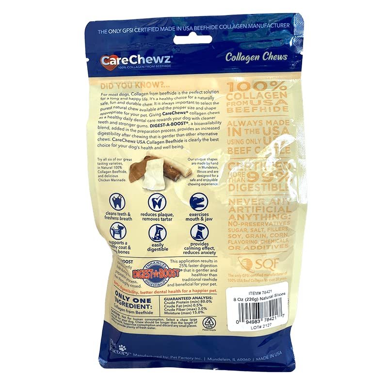CareChewz masticables dentales para perros, ayudan a la limpieza bucal