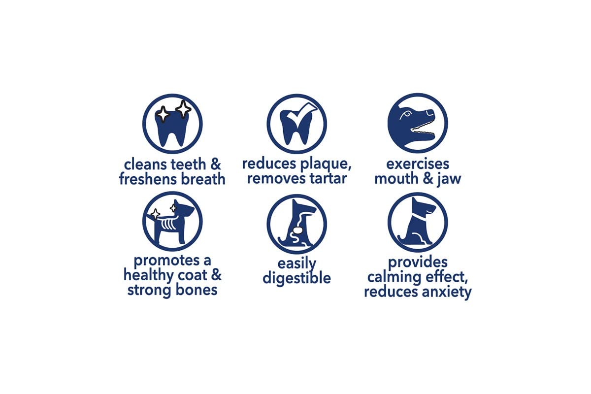 CareChewz textura resistente, ideal para mordidas prolongadas