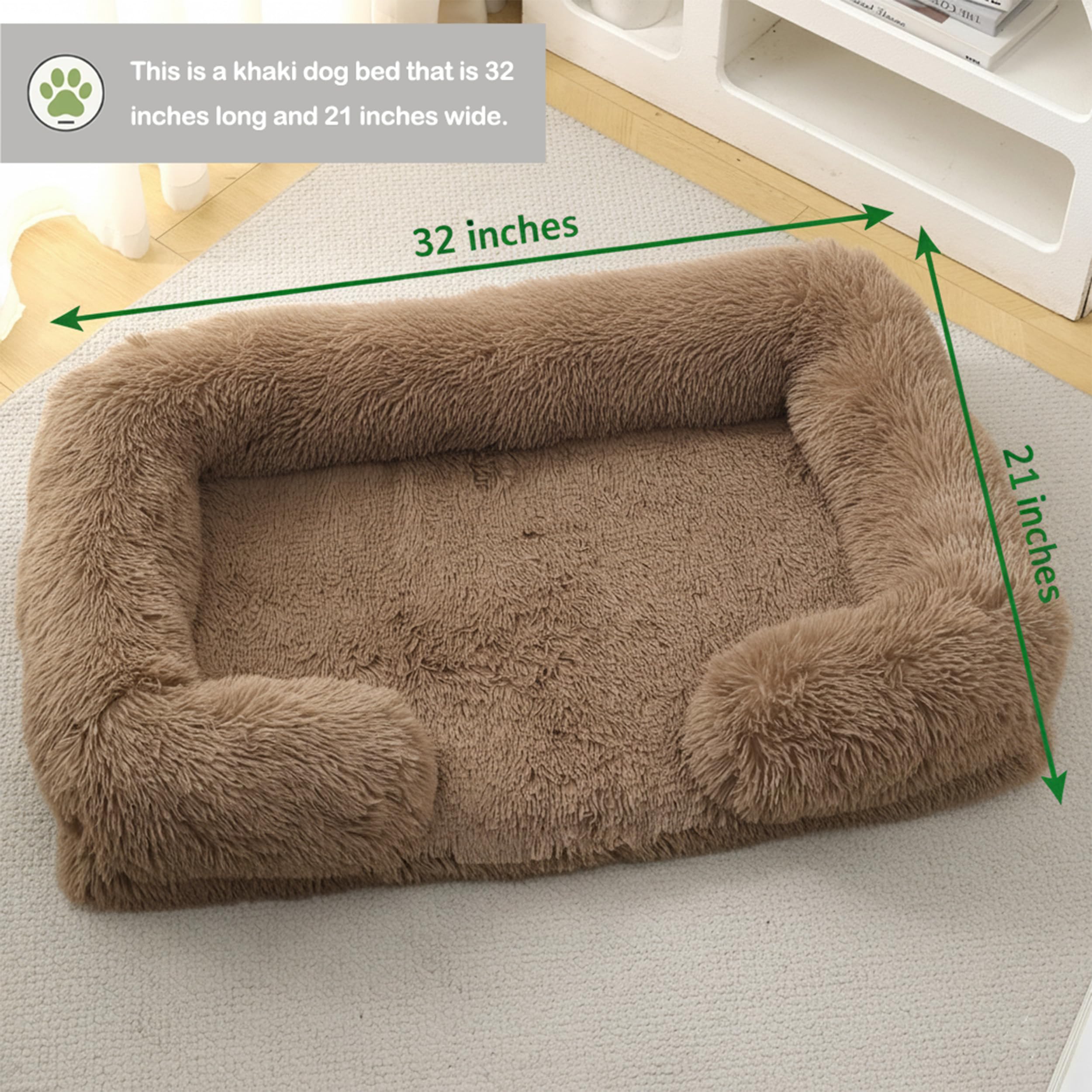 CareCooo cama para perro con espuma 25D tipo huevo, confort duradero.