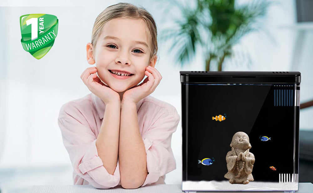 Carefree Fish, conexión USB para uso cómodo en escritorio.