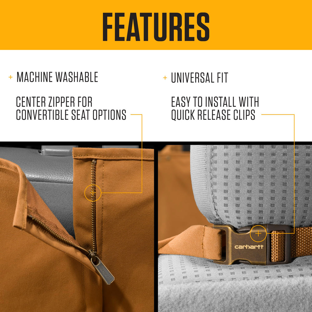 Carhartt acceso al cinturón de seguridad; facilidad para pasajeros