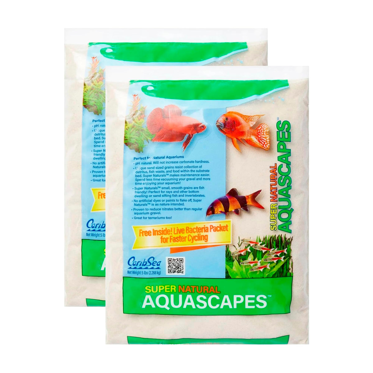 Carib Sea arena Moonlight para acuario, sustrato natural para acuario de agua dulce.