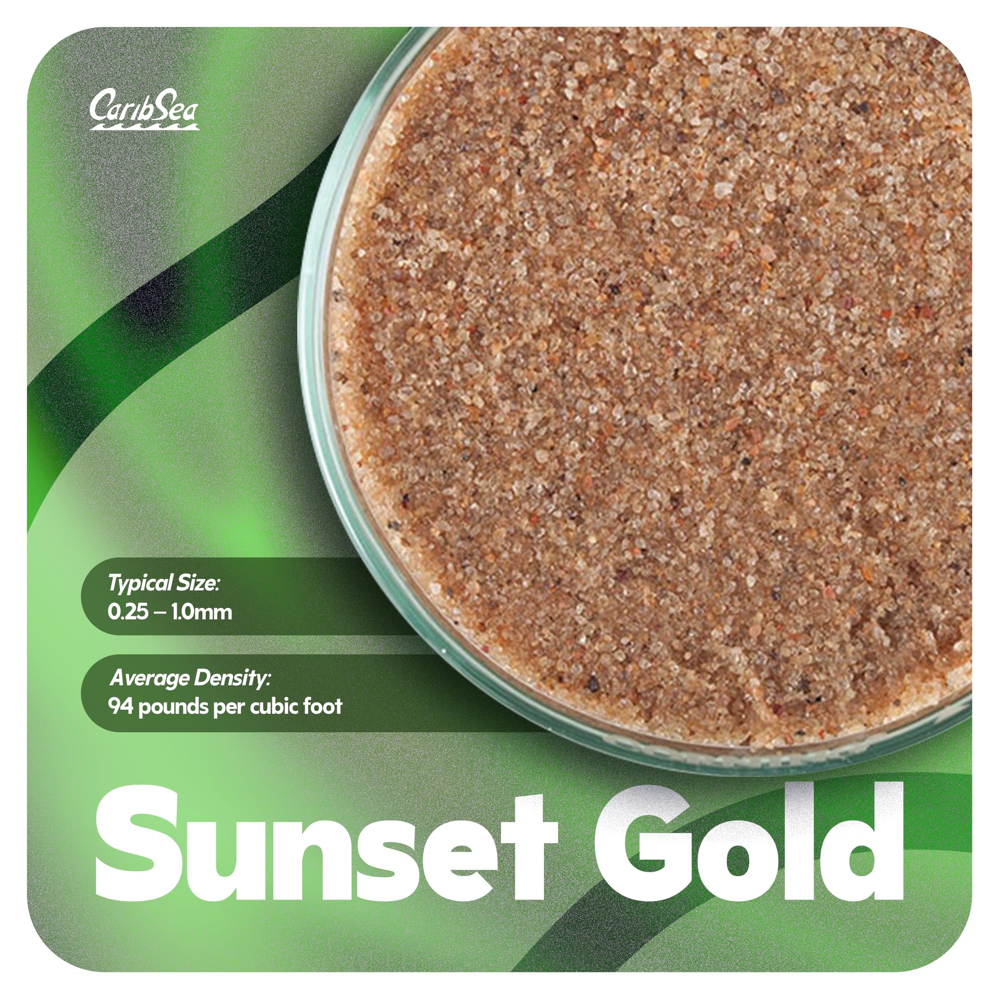 Carib Sea Sunset Gold, mantenimiento sencillo para acuarios limpios y vivos.
