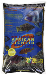 CaribSea Eco-Complete Zack Sand negro 20 lb: sustrato estable para cíclidos africanos.