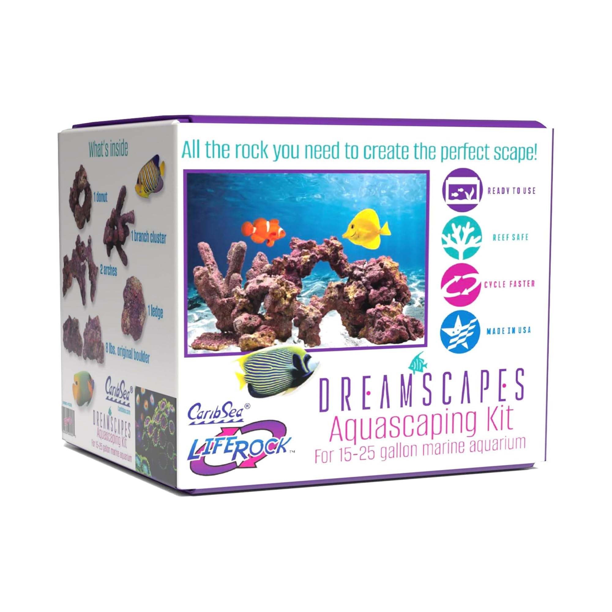 CaribSea LifeRock Dreamscapes: rocas naturales para acuario con aspecto realista
