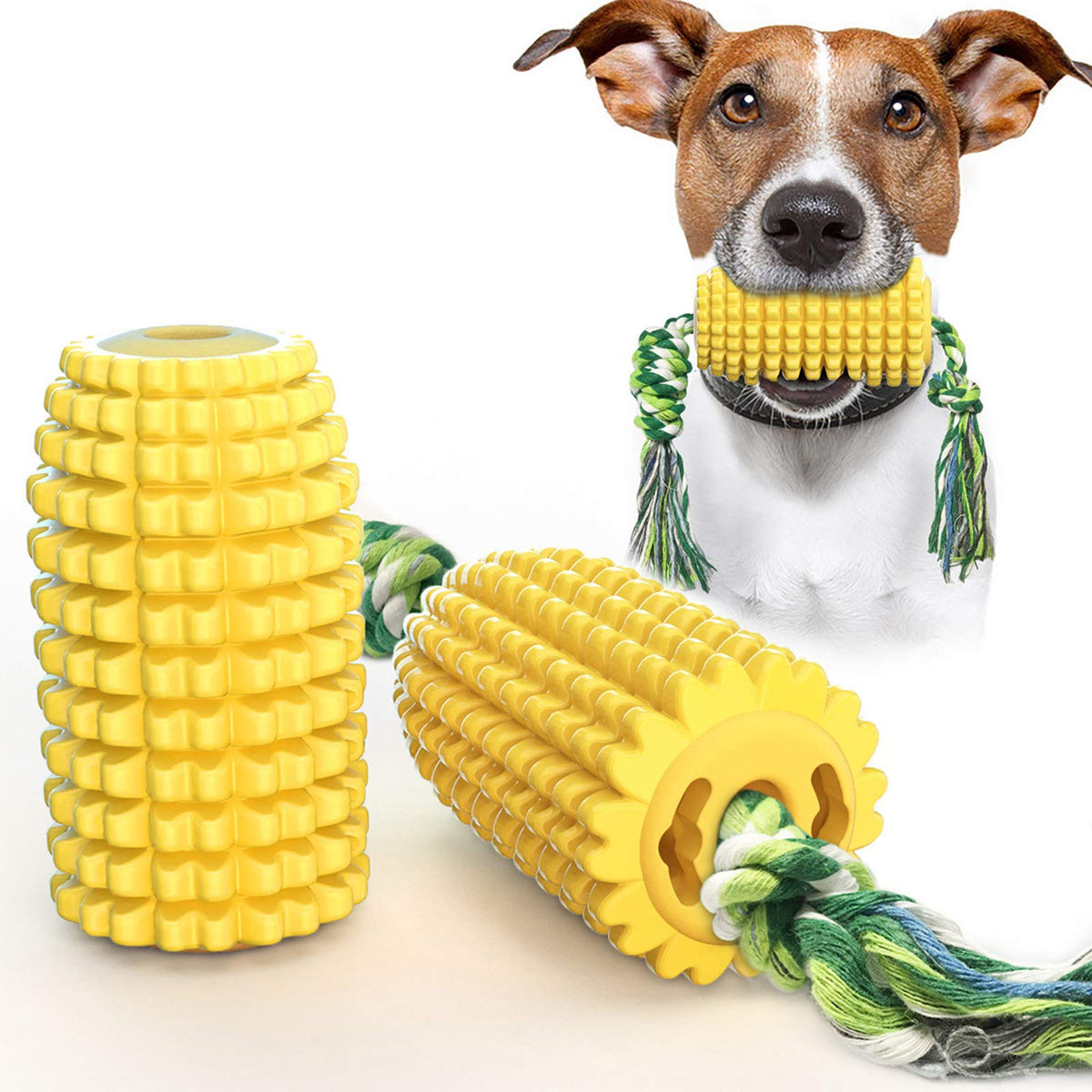 Carllg juguete zigzag molares para limpieza dental durante el juego