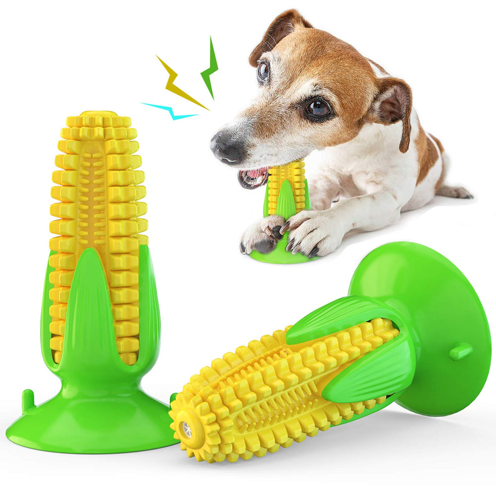 Carllg mordedor para cachorros con palito de maíz, ideal para mordidas suaves