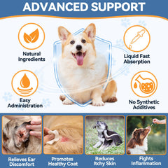 Ingredientes naturales a base de plantas en Carmelie para perros.