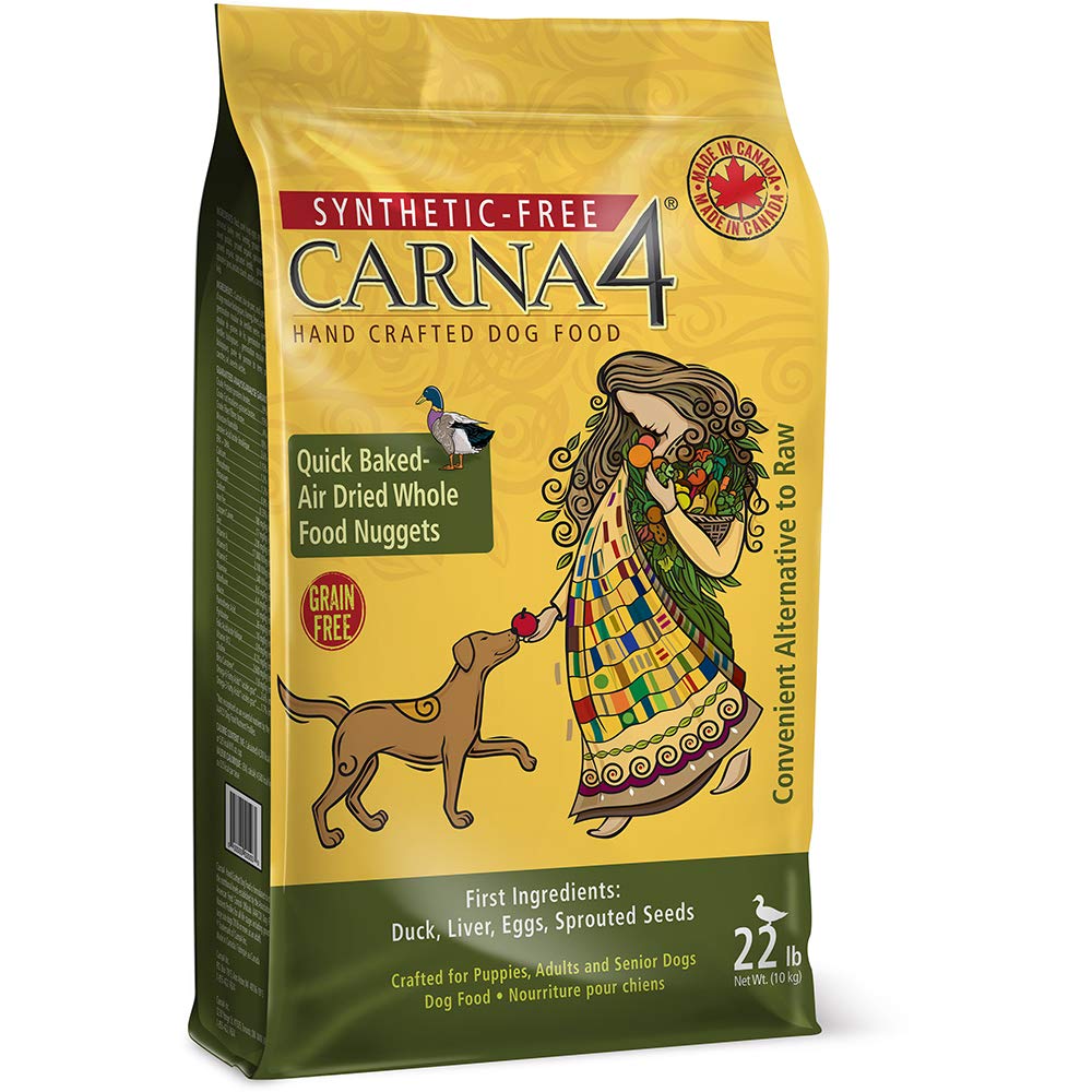 CARNA4 alimento seco para perros, receta de pato, apoyo digestivo y energía diaria.