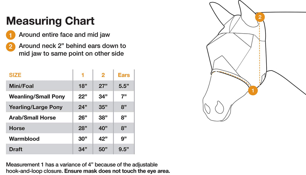 Cashel Crusader Fly Mask con orejas protege moscas sin irritar la crin del caballo.