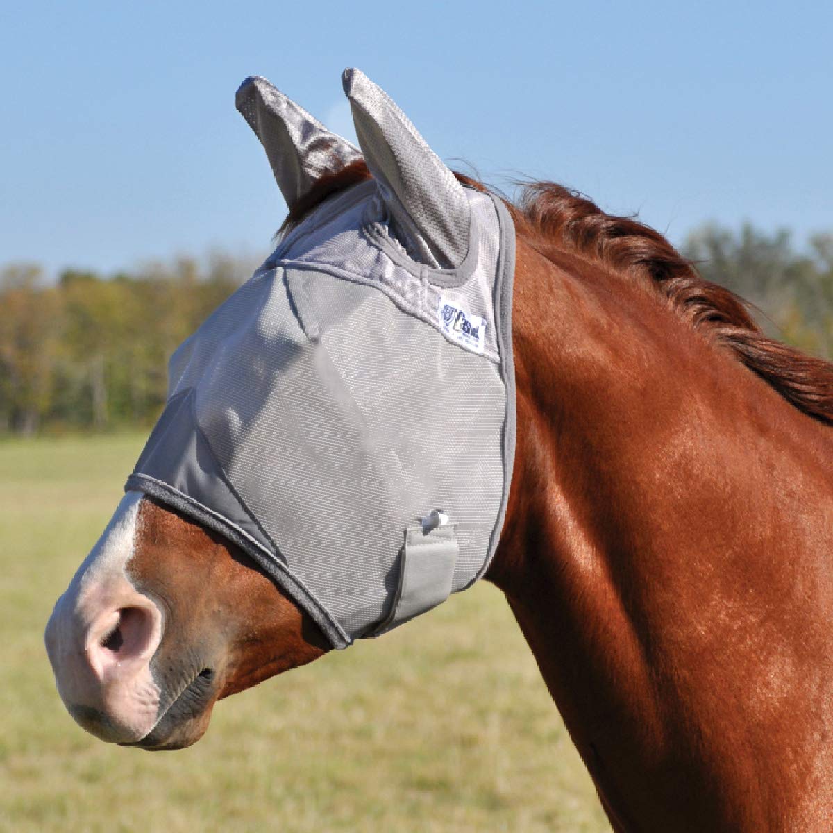 Cashel Crusader máscara moscas, malla nylon suave para mayor comodidad del caballo