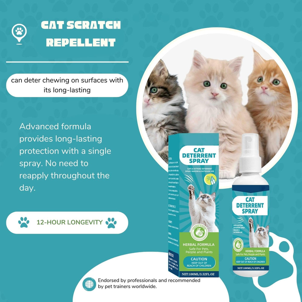 Protección de muebles en exterior con spray disuasor para gatos.