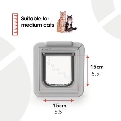 Cat Mate Elite acceso-9-gatos: adecuado para hogares con varios felinos y registro.