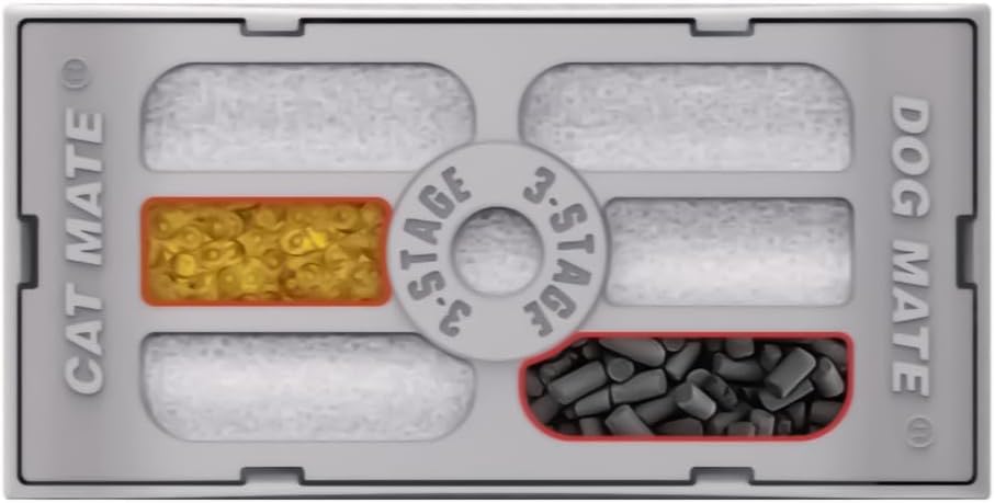 Cat Mate paquete cuatro cartuchos: reposición rápida para fuentes.