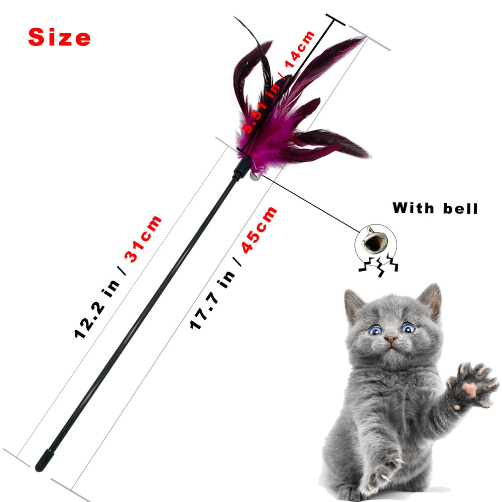CATENESS varita-plumas-5: fomenta juego interactivo y ejercicio ligero.
