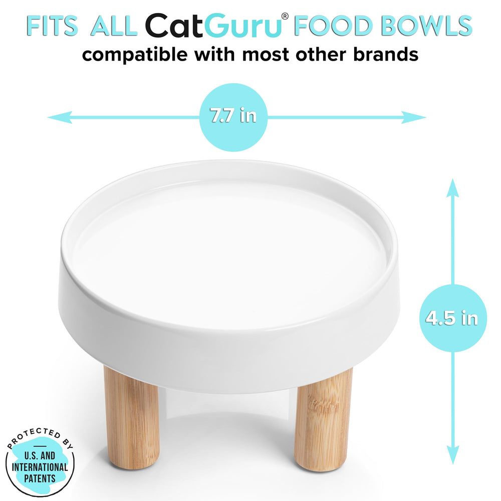 CatGuru Base Elevada para Comida y Agua evita derrames