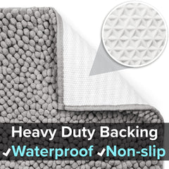 CatGuru Alfombrilla XL gris microfibra suave para patas limpias y hogar ordenado.