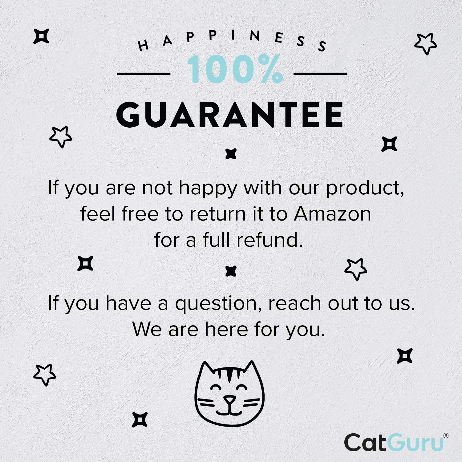 CatGuru Microfibra suave ayuda a limpiar las patas de tu gato.