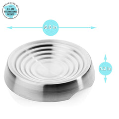CatGuru plato-gatos-ceramica-sin-plomo: material seguro y fácil de limpiar
