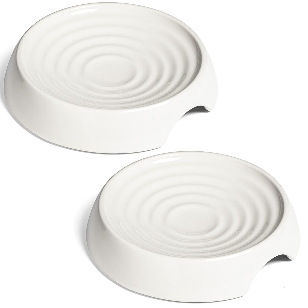 CatGuru cuencos ceramicos en pack de 2 para comida diaria segura