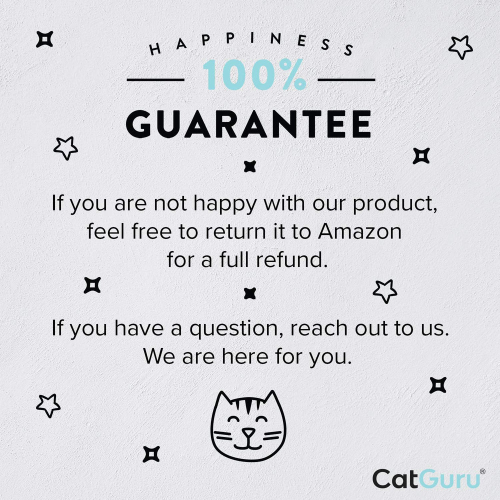CatGuru tapete fácil de limpieza se limpia rápido y devuelve el orden a la habitación.