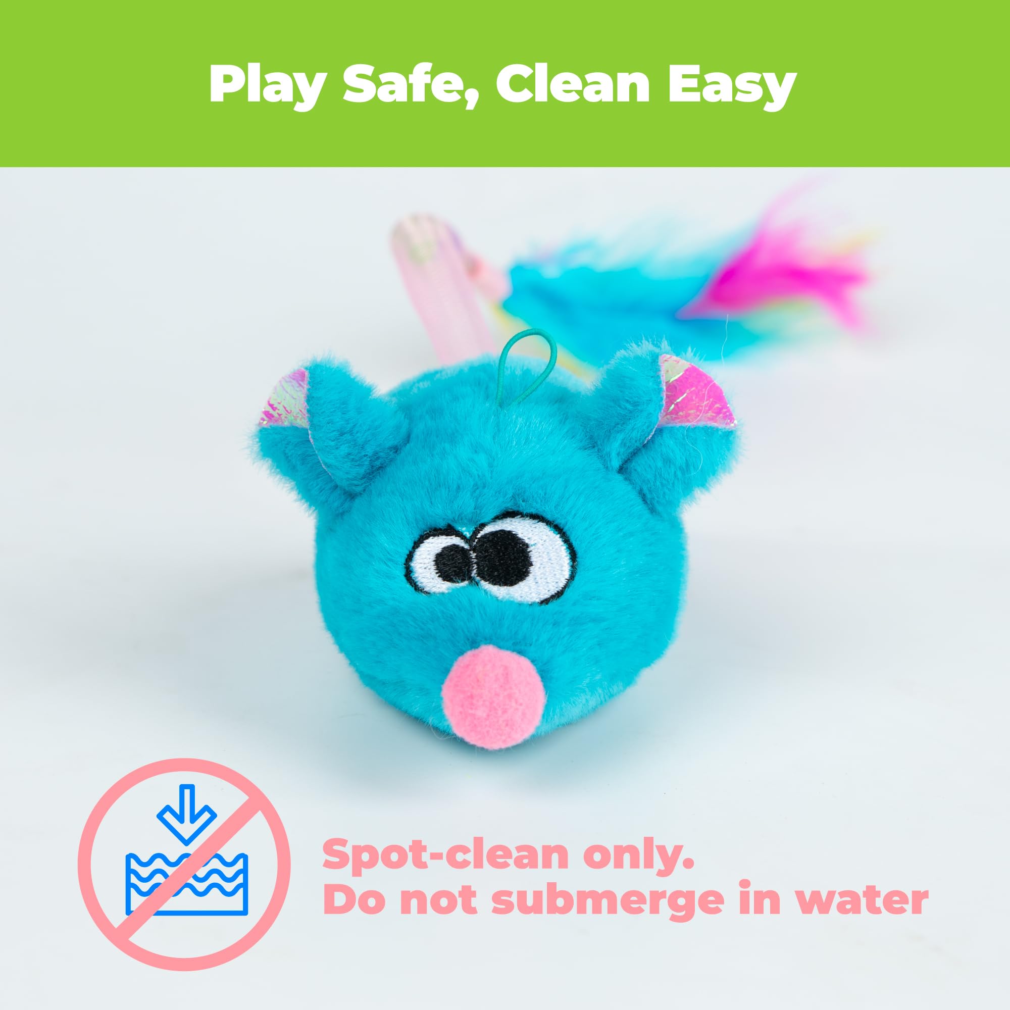 Catify módulo sonoro sellado para mayor seguridad durante el juego.