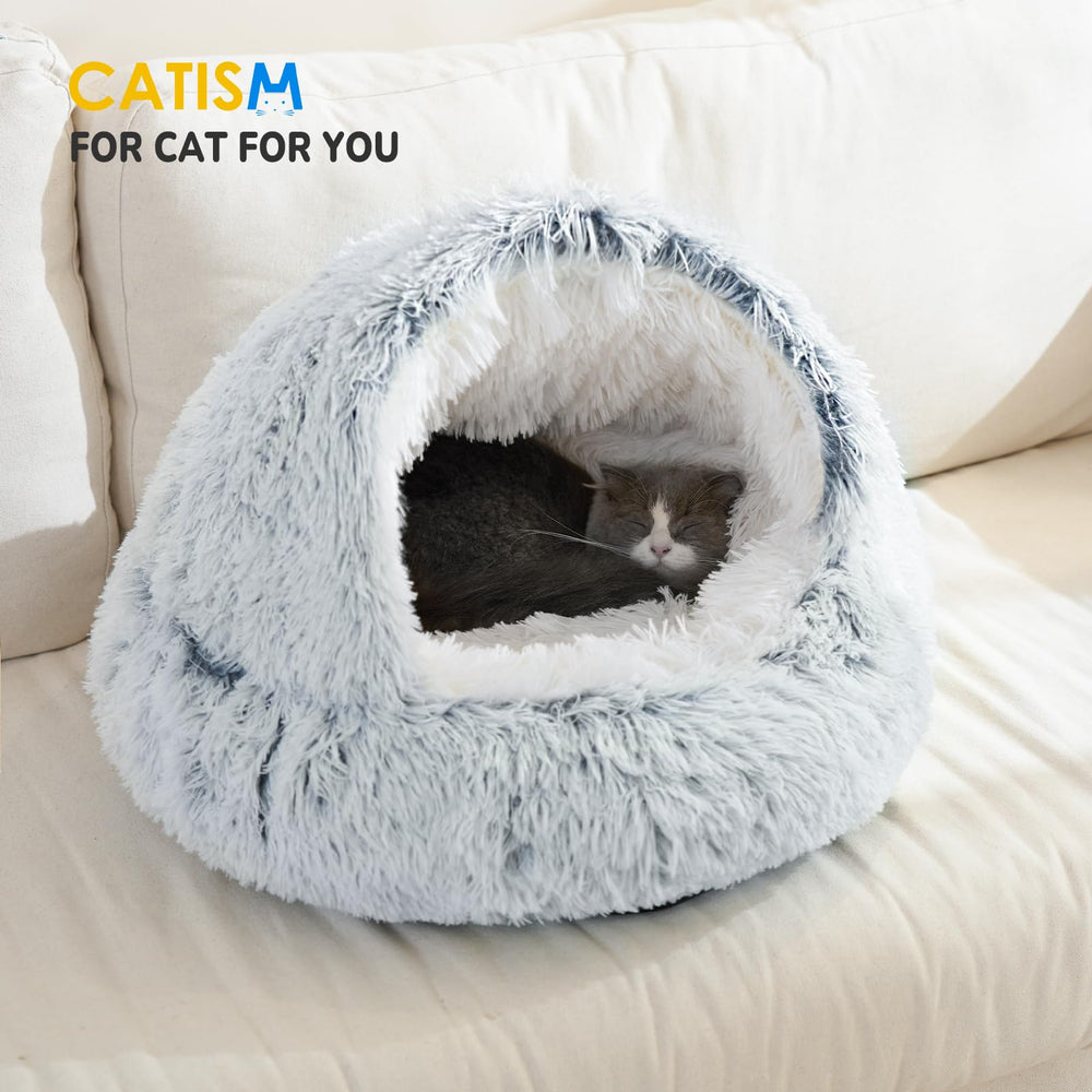 CATISM Tamaño 25 pulgadas, vista lateral, apta para gatos medianos y perros pequeños.