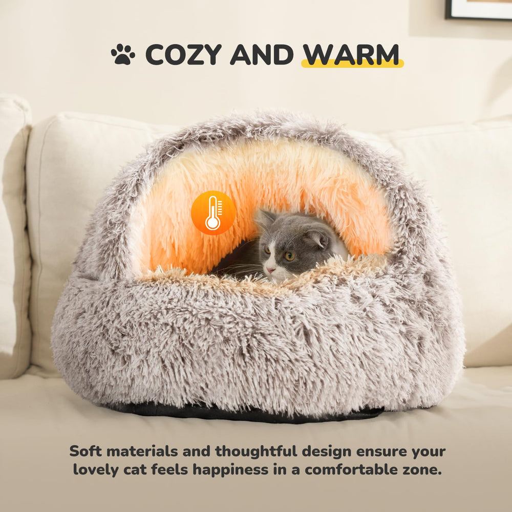 CATISM Cama gatos funda lavable: fácil limpieza y mantenimiento