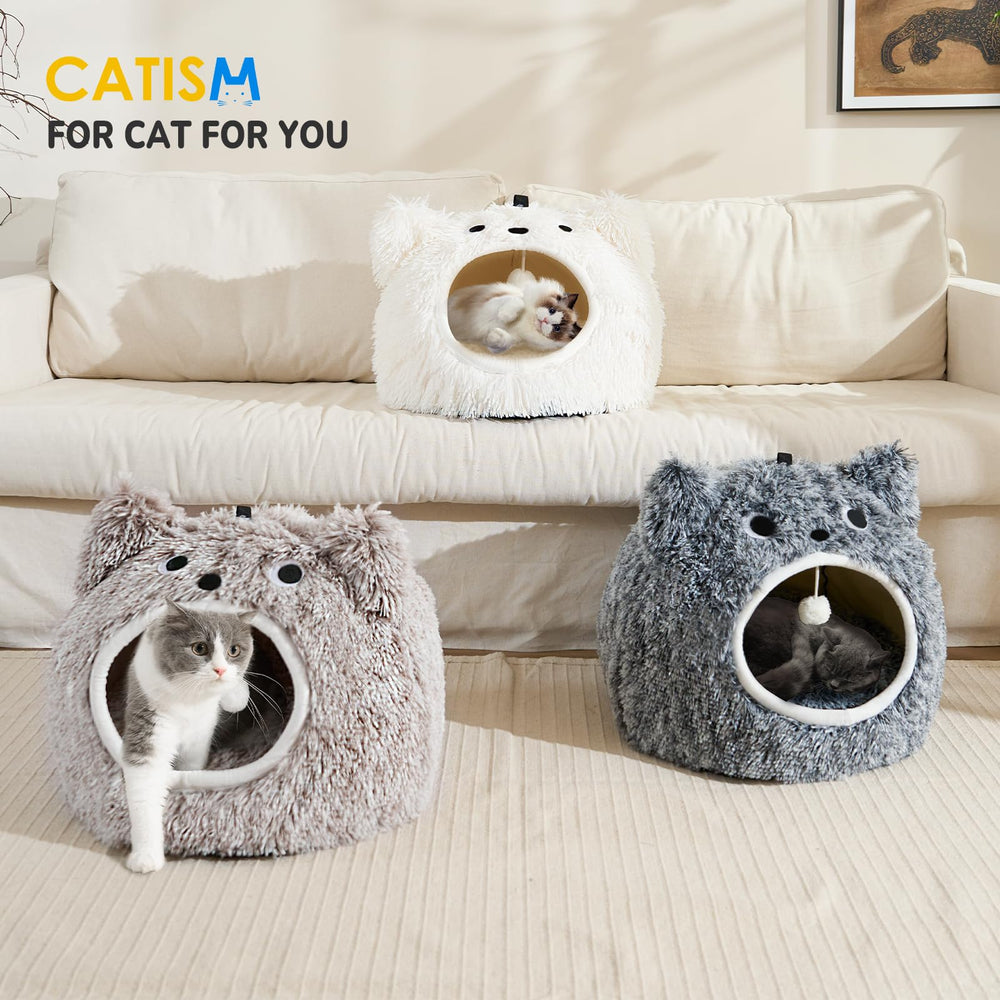 CATISM Tejido felpa tacto suave: confort continuo para siestas largas.