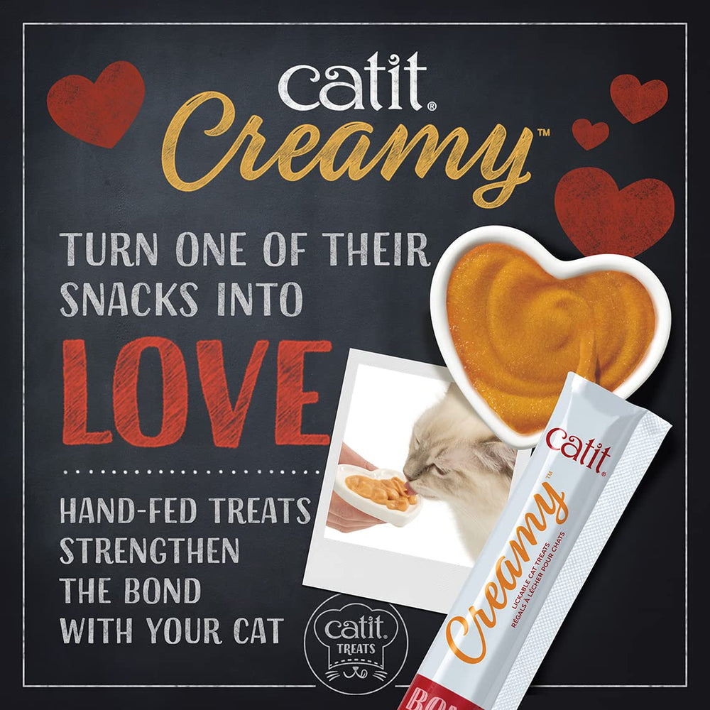 Catit Cremoso con 50 tubos de 0,5 onzas para premiar