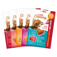 Catit Creamy, complemento del alimento seco para variación en la dieta.
