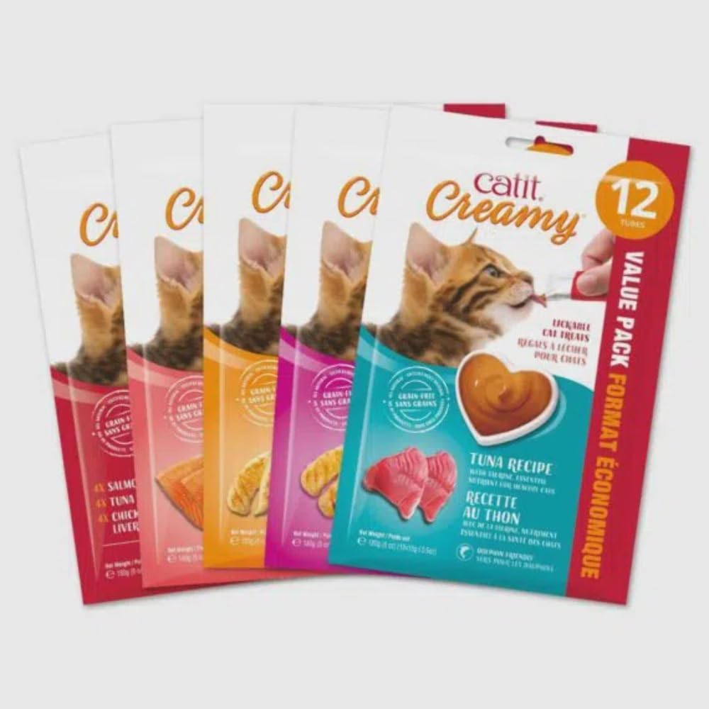 Catit Creamy servir en plato, textura suave para degustación diaria.