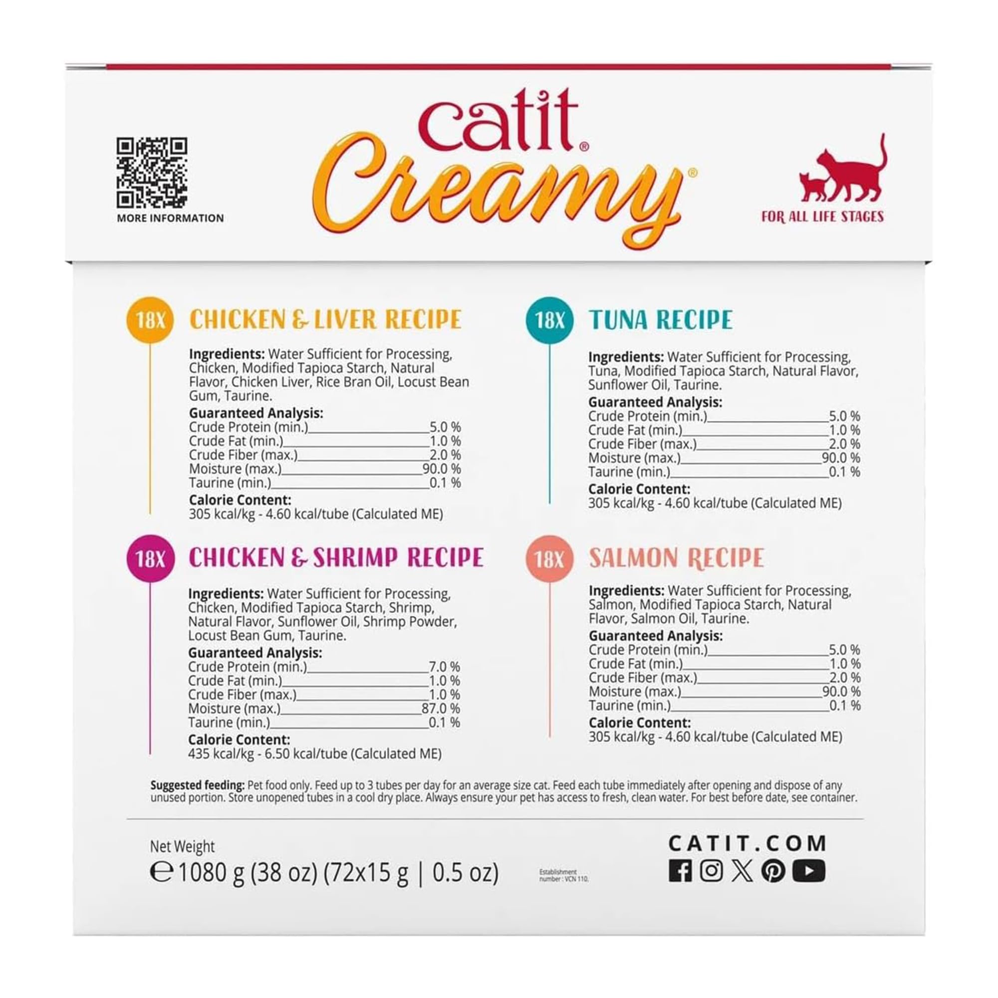 Catit Creamy Treat en plato, sabor cremoso para snack fácil.