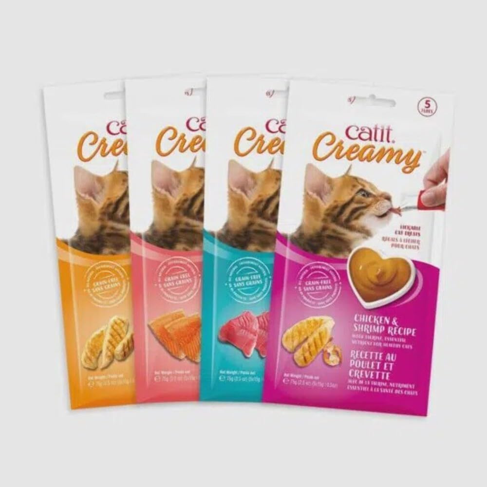 Catit Creamy tubo hidratación, ayuda a mantener al gato hidratado.