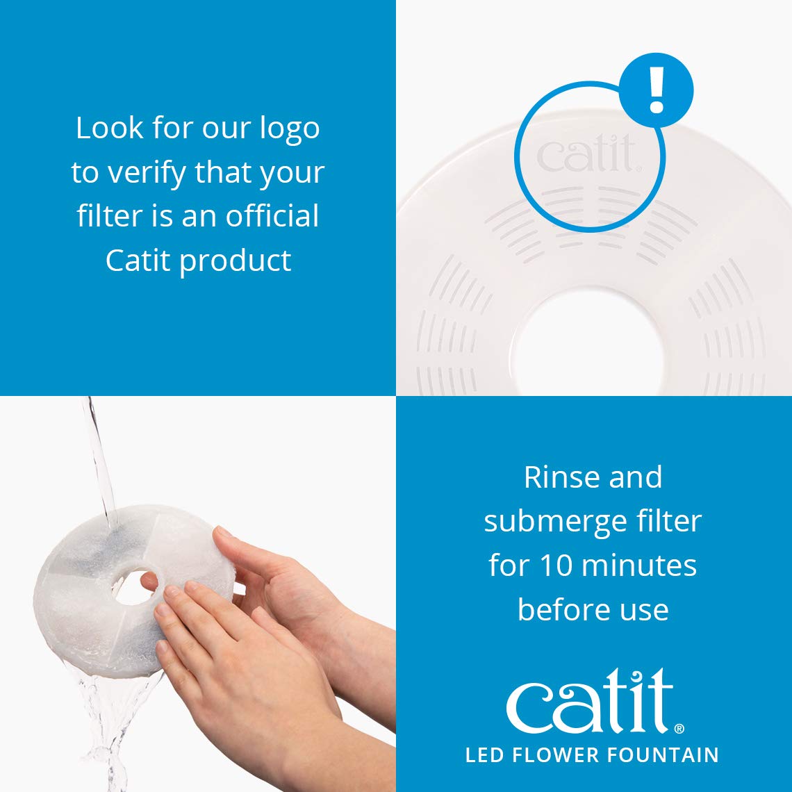 Catit dimensiones compactas 3 L, ahorro de espacio en casa.