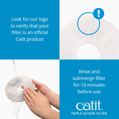 Catit filtro de ion intercambio suaviza el agua dura para beber más segura