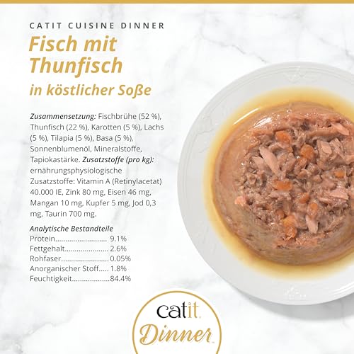 Catit Fish Dinner: caldo sabroso que agrada al paladar.