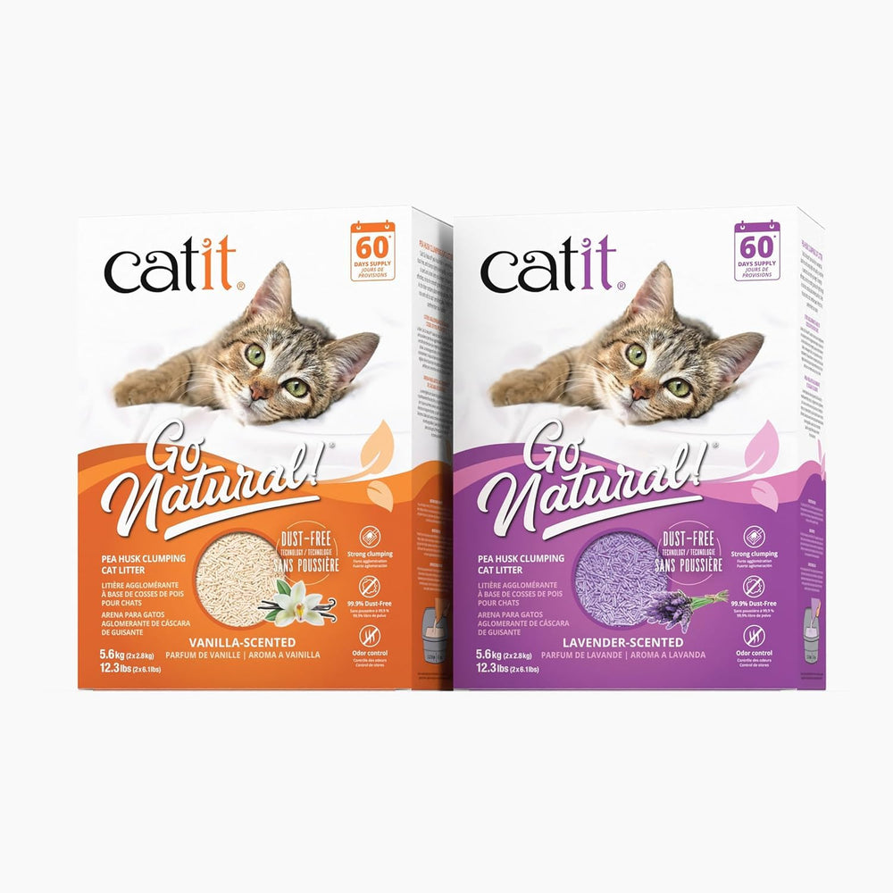 Catit Go Natural, bolsa de arena para gatos, ideal para hogares con varias mascotas.