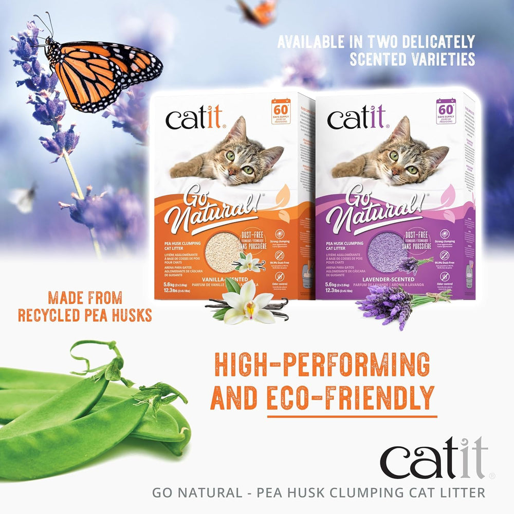 Catit Go Natural, tapa para caja de gatos, ofrece privacidad durante el uso.