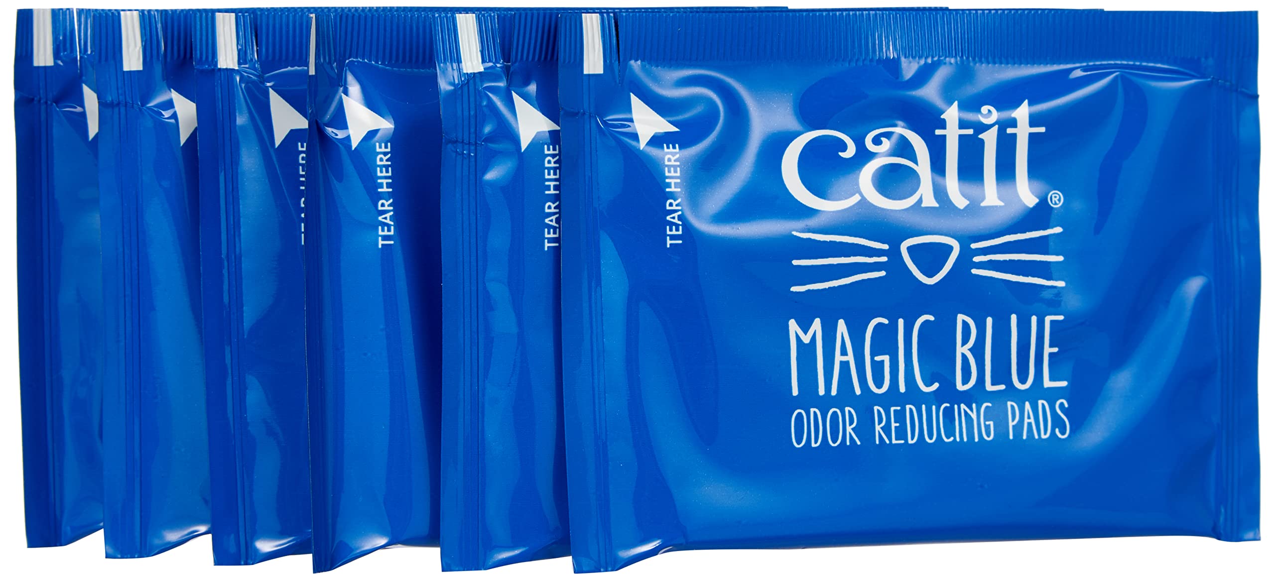 Catit Magic Blue, diseño compacto, fácil de instalar en cualquier arenero.